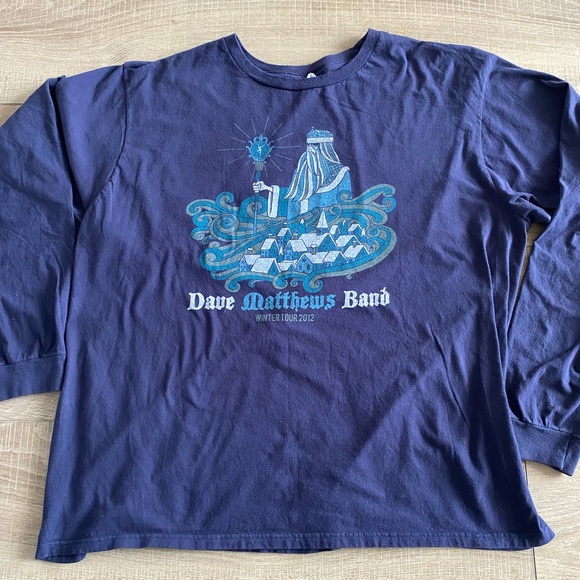 Dave Matthews Band - Winter Tour 2012 long sleeve shirt - tagless (XL) - Picture 2 of 9